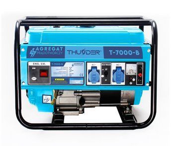 Однофазний бензогенератор Thunder Т-7000 3000 Вт генератор бензиновий генератор бензиновий портативний GKA-Т-7000 фото