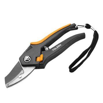 Секатор 200 мм скошенный PP / TPR рукоятки Толсен DX-31020 фото