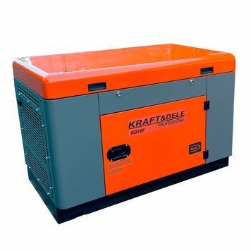 Однофазний дизельний генератор 12/13 кВт Kraft&Dele KD197 електрогенератор KD-KD197 фото