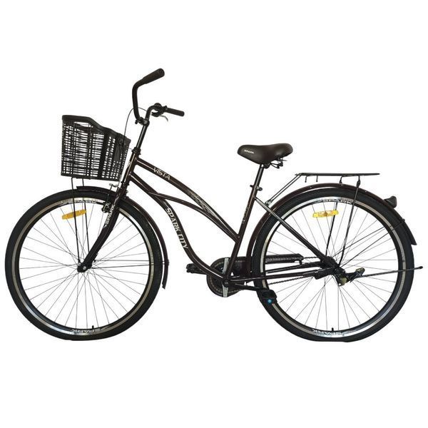 Велосипед с багажником для вещей SPARK CITY VISTA 28" рама 18" велосипед с большой корзиной спереди AM-240017 фото