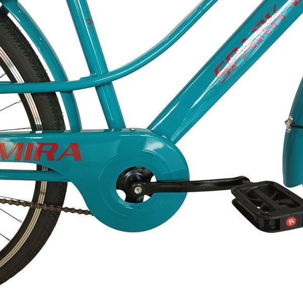 Велосипед для городских поездок бирюзовый SPARK CITY MIRA 240025 28" 18" городской велосипед для поездок на работу AM-240025 фото