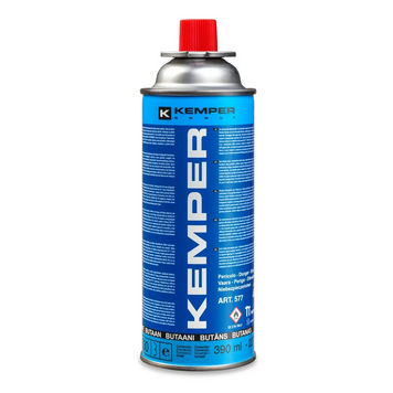 Газовий балон Kemper для кемпінгових плит 390 мл балон з газом бутан змінний балон для туристичних пальників балони з газом KEMP фото