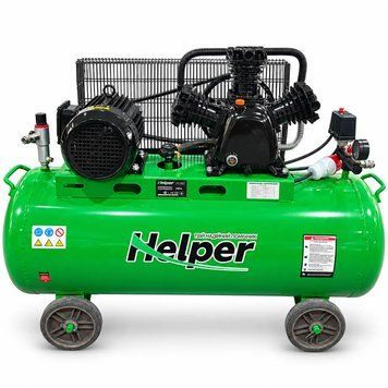 Масляный компрессор Helper HP - 1359 4,1 кВт, 200 л, 380 В - Надежный выбор для мастерской, СТО и объекта HP - 1359 фото
