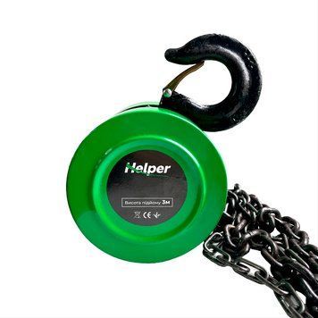 Ланцюгова таль ручна 2т 3м Helper HP-1012 сервісний підйомник компактна ланцюгова таль HP - 1012 фото