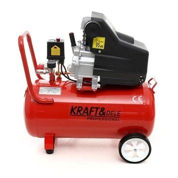 Компрессор 2,8 кВт 50 л. Kraft&Dele KD401 компрессор воздушный KD-KD401 фото