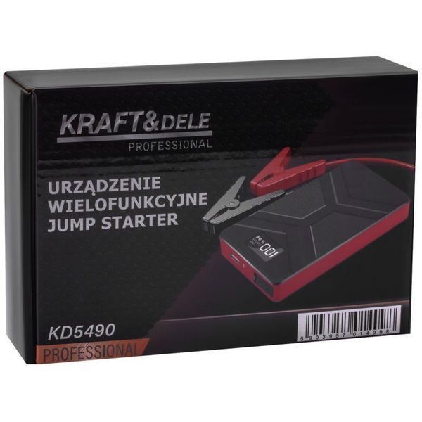 Устройство для зарядки аккумулятора KRAFT&DELE KD5490 10000mAh 800A зарядное устройство с функцией пуска устройство пуско-зарядное KD-KD5490 фото