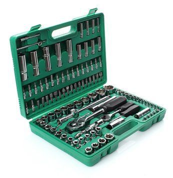 Набір інструментів для ремонту 108 TAGRED TA200 CrV 1/2'' 1/4' набір інструментів 108 для авто GKA-87694521 фото
