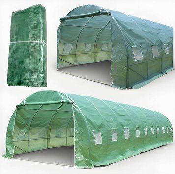 Каркасная теплица для выращивания рассады AgroSteel 10x3x2 м 30 м&sup2; просторная теплица с хорошей вентиляцией GKA-ARGSTL18 фото