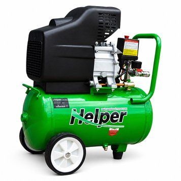 Масляний компресор для автосервісу Helper HP - 1101 1800 Вт 24 л 8 бар компресор масляний для СТО компресор для гаража HP - 1101 фото