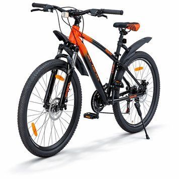 Гірський велосипед алюмінієва рама 15" колеса 26" Spark MOUNT яскравий помаранчево-чорний велосипед для ґрунтових доріг велосипеди AM-218757 фото