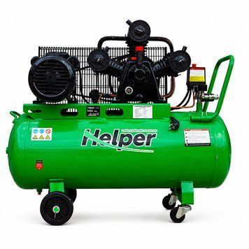 Компрессор масляный для СТО Helper HP - 1095 100 л 3200 Вт 10 бар воздушный компрессор для дома масляный компрессор HP - 1095 фото