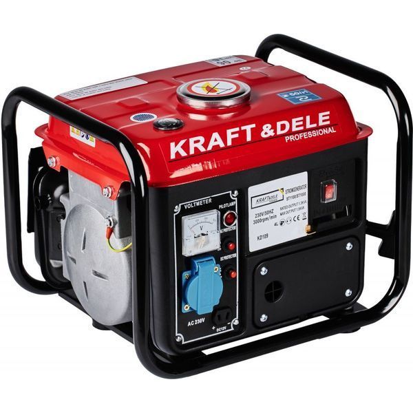 Бензиновий генератор Kraft&Dele KD109 2 кВт, для резервного живлення техніки KD-KD109 фото