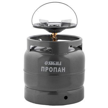 Газова конфорка з балоном для кемпінгу 2.2 кВт 15 л пропан-бутан 2903261 газовий туристичний набір для розігріву та обігріву SG-2903261 фото