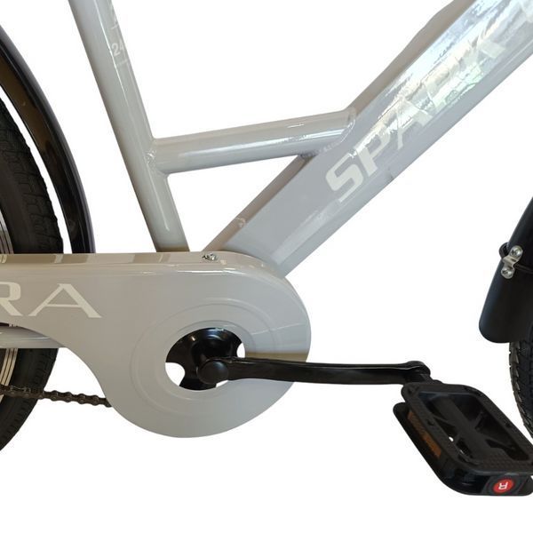 Велосипед для прогулок с багажником SPARK CITY LIRA колеса 26" стальная рама 17" велосипед с корзиной для продуктов AM-240038 фото