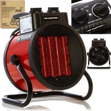 Тепловентилятор для квартири HeatMax HM-1900 1900 Вт керамічний портативний тепловентилятор електричний GKA-HM1900 фото