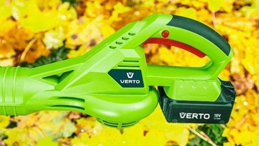 Акумуляторна повітродувка для листя Verto 52G506-0 1200 об/хв 18 В повітродув акумуляторний GKA-52G506-0 фото