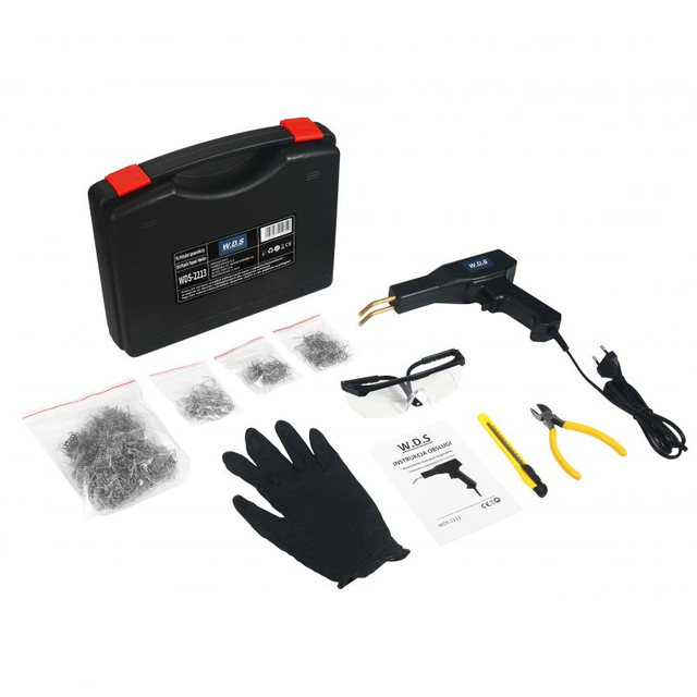 Зварювальний апарат для пластику 100W WDS WDS2213 зварювач пластику зі скобами